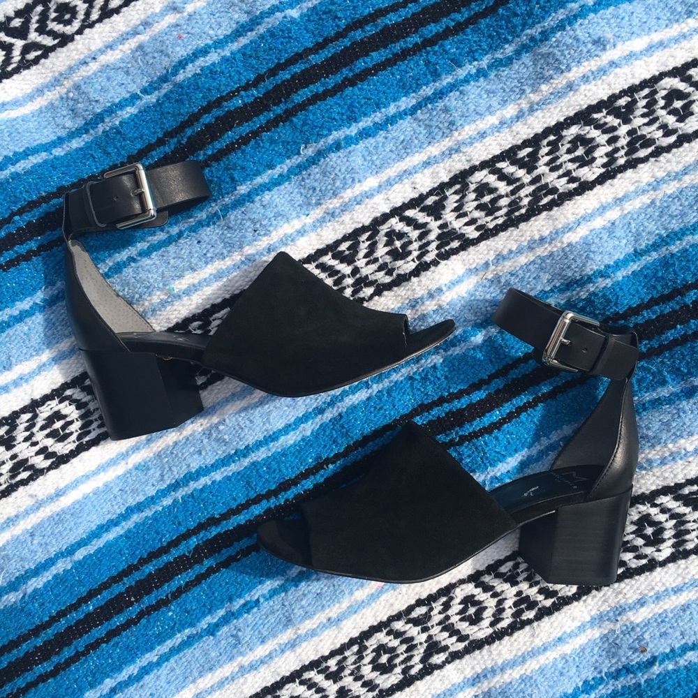 Marc Fisher ‘Robe’ Suede Mule Style Sandal